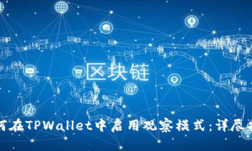 如何在TPWallet中启用观察模式：详尽指南